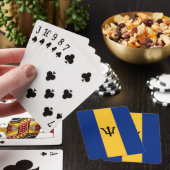 Patriottische vlag van Barbados Pokerkaarten (Insitu)