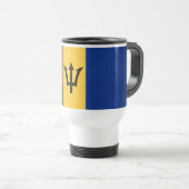 Patriottische vlag van Barbados Reisbeker (Voorkant rechts)
