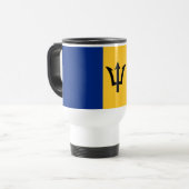 Patriottische vlag van Barbados Reisbeker (Voorkant links)
