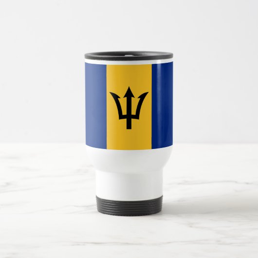 Patriottische vlag van Barbados Reisbeker (Center)