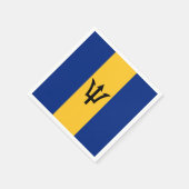 Patriottische vlag van Barbados Servet (Hoek)