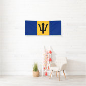 Patriottische vlag van Barbados Spandoek (Insitu)