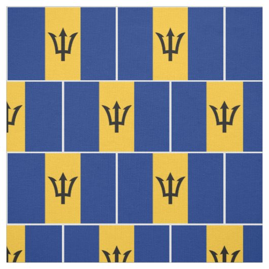 Patriottische vlag van Barbados Stof (Swatch)