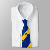 Patriottische vlag van Barbados Stropdas (Gebonden)