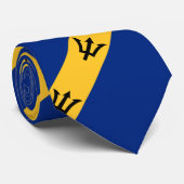 Patriottische vlag van Barbados Stropdas (Opgerold)