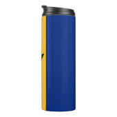 Patriottische vlag van Barbados Thermosbeker (Geroteerd rechts)