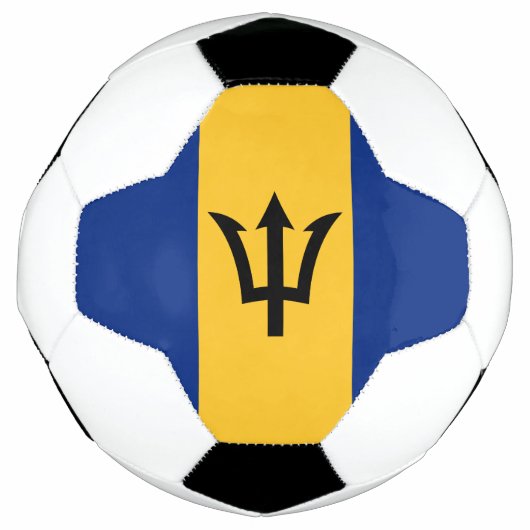 Patriottische vlag van Barbados Voetbal (Voorkant)