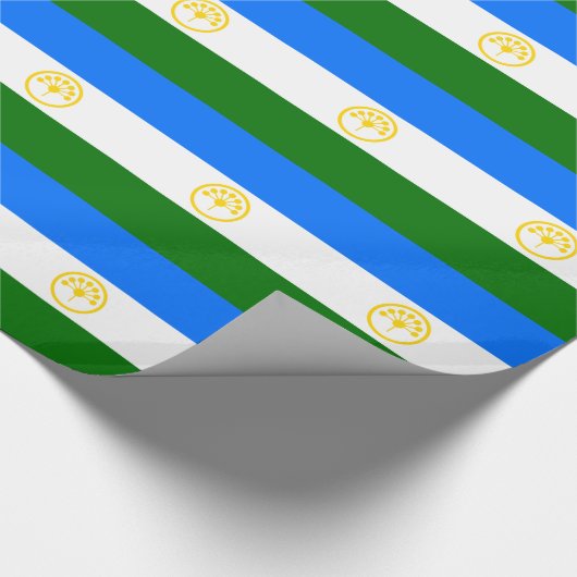 Patriottische vlag van Bashkortostan Cadeaupapier (Hoek)