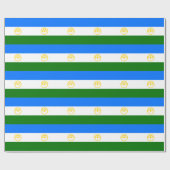 Patriottische vlag van Bashkortostan Cadeaupapier (Vlak)