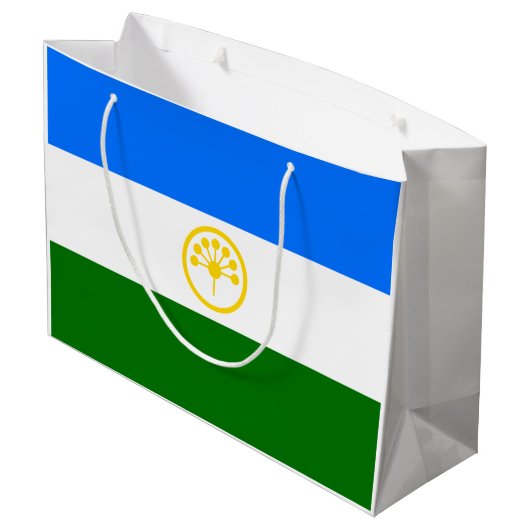 Patriottische vlag van Bashkortostan Groot Cadeauzakje (Achterkant Gekanteld)