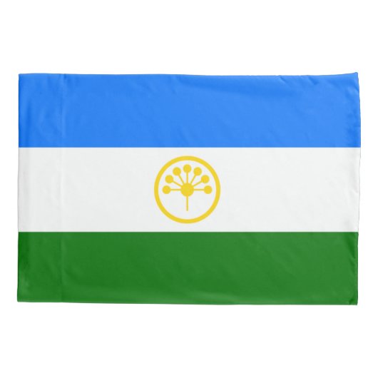 Patriottische vlag van Bashkortostan Kussensloop (Achterkant)