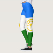Patriottische vlag van Bashkortostan Leggings (Links)