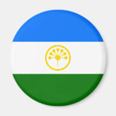 Patriottische vlag van Bashkortostan Magneet (Voorkant)