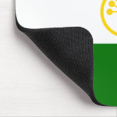 Patriottische vlag van Bashkortostan Muismat (Hoek)