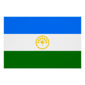 Patriottische vlag van Bashkortostan Perfect Poster (Voorkant)