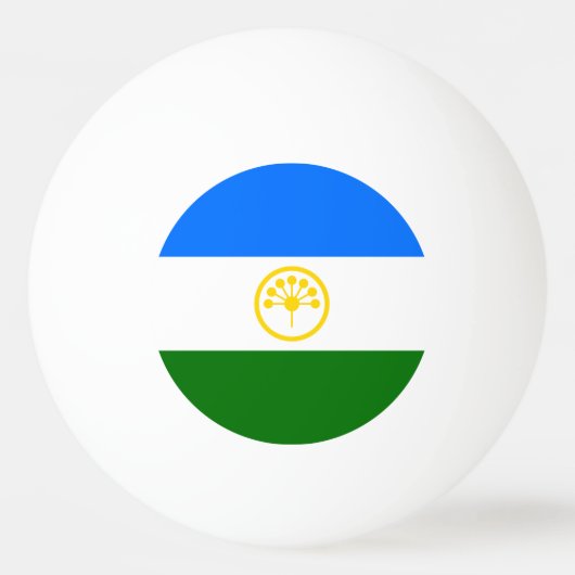 Patriottische vlag van Bashkortostan Pingpongbal (Voorkant)