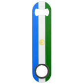 Patriottische vlag van Bashkortostan Speed Flessenopener (Achterkant)