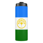 Patriottische vlag van Bashkortostan Thermosbeker (Voorkant)