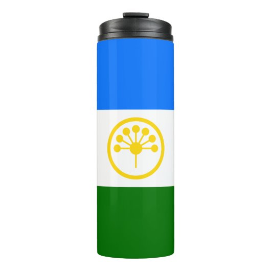 Patriottische vlag van Bashkortostan Thermosbeker (Voorkant)