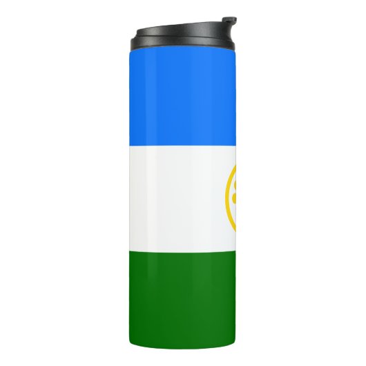 Patriottische vlag van Bashkortostan Thermosbeker (Gedraaid links)