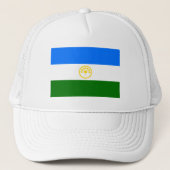 Patriottische vlag van Bashkortostan Trucker Pet (Voorkant)