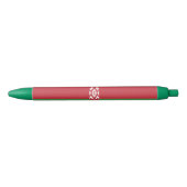 Patriottische vlag van Belarus Blauwe Inkt Pen (Voorkant)