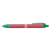 Patriottische vlag van Belarus Blauwe Inkt Pen (Bovenkant)