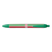 Patriottische vlag van Belarus Blauwe Inkt Pen (Achterkant)