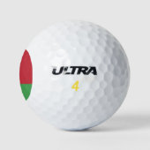 Patriottische vlag van Belarus Golfballen (Logo)
