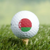 Patriottische vlag van Belarus Golfballen (Insitu Shirt)