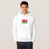 Patriottische vlag van Belarus Hoodie (Voorkant volledig)
