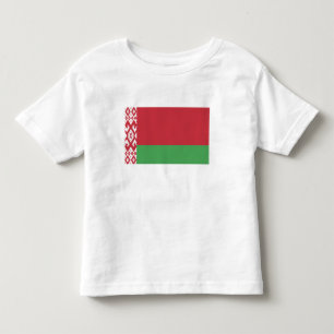 Patriottische vlag van Belarus Kinder Shirts