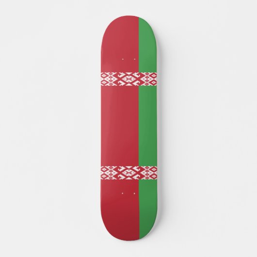 Patriottische vlag van Belarus Persoonlijk Skateboard (Voorkant)