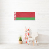 Patriottische vlag van Belarus Spandoek (Insitu)
