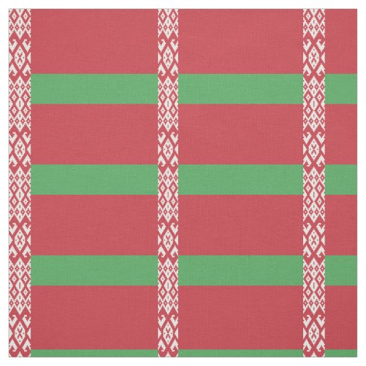 Patriottische vlag van Belarus Stof (Swatch)