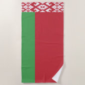 Patriottische vlag van Belarus Strandlaken (Voorkant)