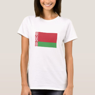 Patriottische vlag van Belarus T-shirt