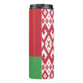 Patriottische vlag van Belarus Thermosbeker (Achterkant)