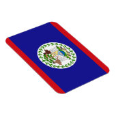 Patriottische vlag van Belize magneet (Rechterzijde)