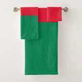 Patriottische vlag van Benin Bad Handdoek (Insitu)