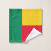Patriottische vlag van Benin Bad Handdoek (Wasdoekje)