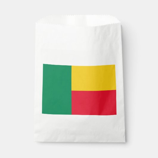 Patriottische vlag van Benin Bedankzakje (Voorkant)