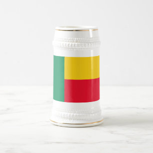 Patriottische vlag van Benin Bierpul