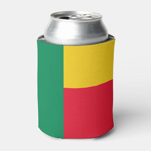 Patriottische vlag van Benin Blikjeskoeler (Blikje Voorkant)