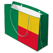 Patriottische vlag van Benin Groot Cadeauzakje (Achterkant Gekanteld)