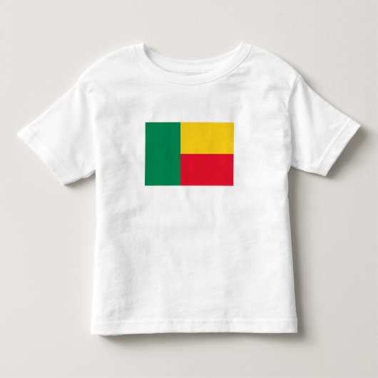 Patriottische vlag van Benin Kinder Shirts (Voorkant)
