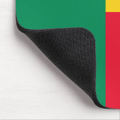 Patriottische vlag van Benin Muismat (Hoek)