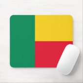 Patriottische vlag van Benin Muismat (Met muis)
