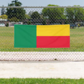 Patriottische vlag van Benin Spandoek (Insitu)