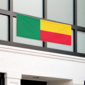 Patriottische vlag van Benin Spandoek (Buitenkant Gebouw)